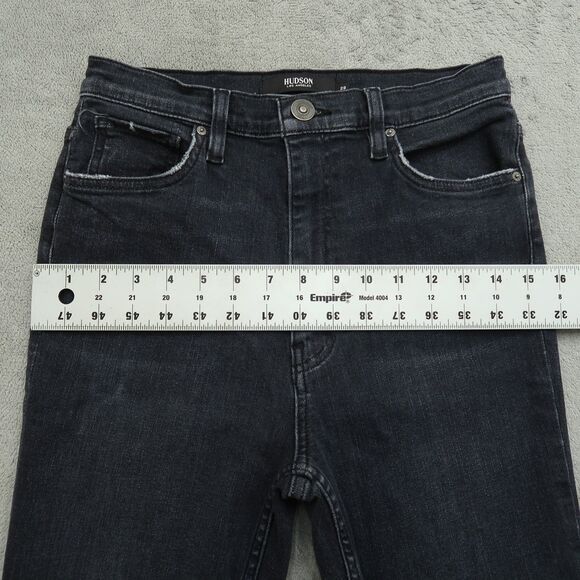 Hudson Jeans Women's Size 28 Gray High-Rise Super Skinny 27" Inseam Distressed - Picture 8 of 16